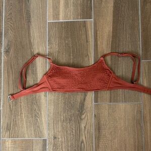 Rust Red Smocked Bralette